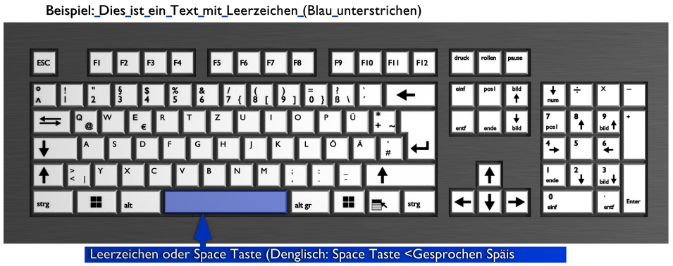Tastatur-space-taste