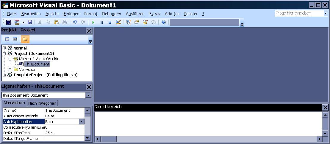 MSOffice-03-VBA-Editor-Direktbereich-Leer